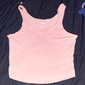 beige pink tank top, XL, worn once